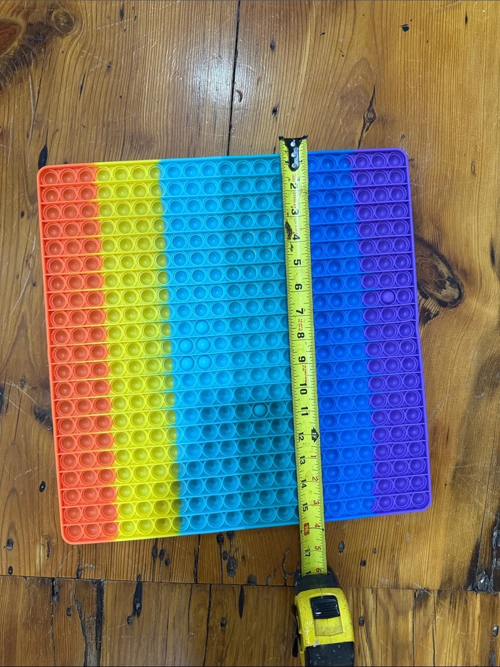 Large Jumbo Rainbow Pop-It Sensory Fidget Toy